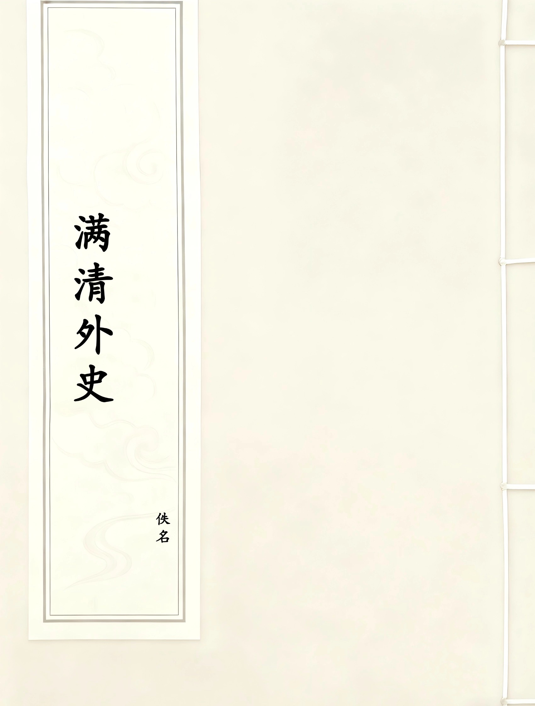 满清外史