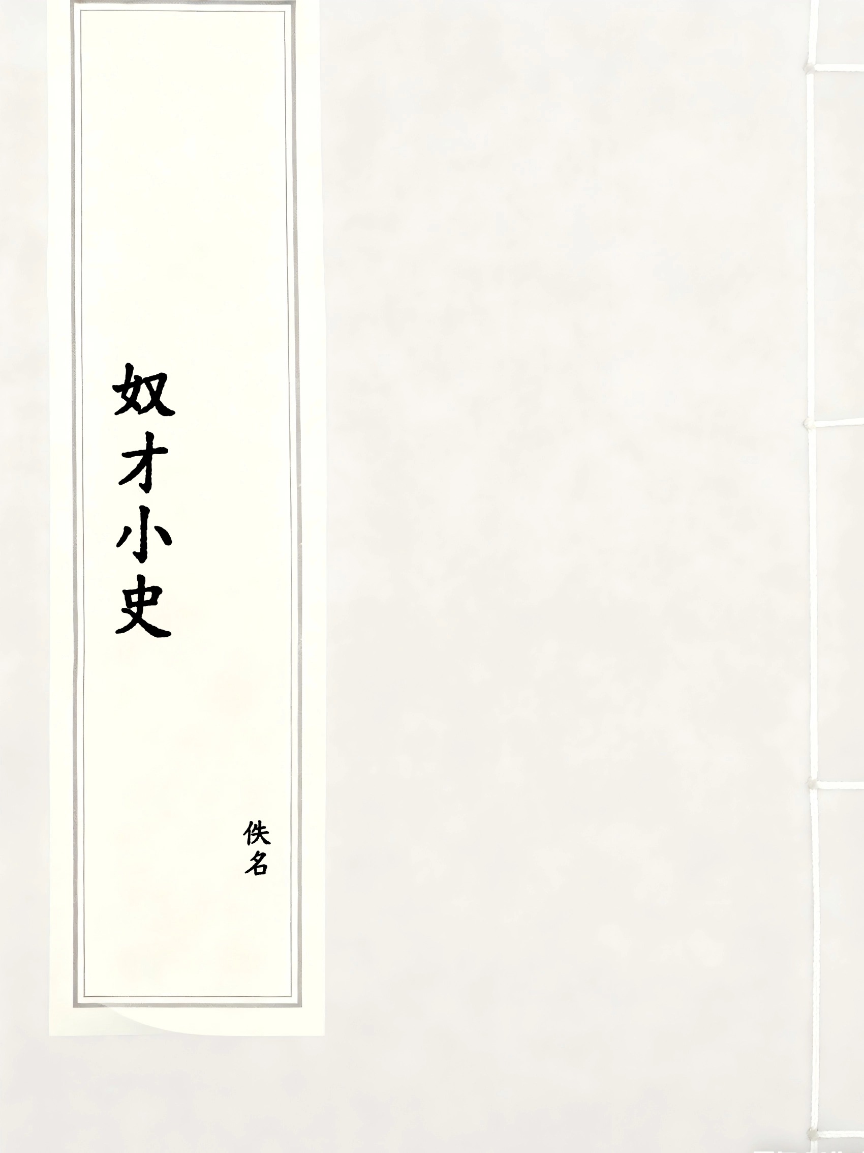 奴才小史