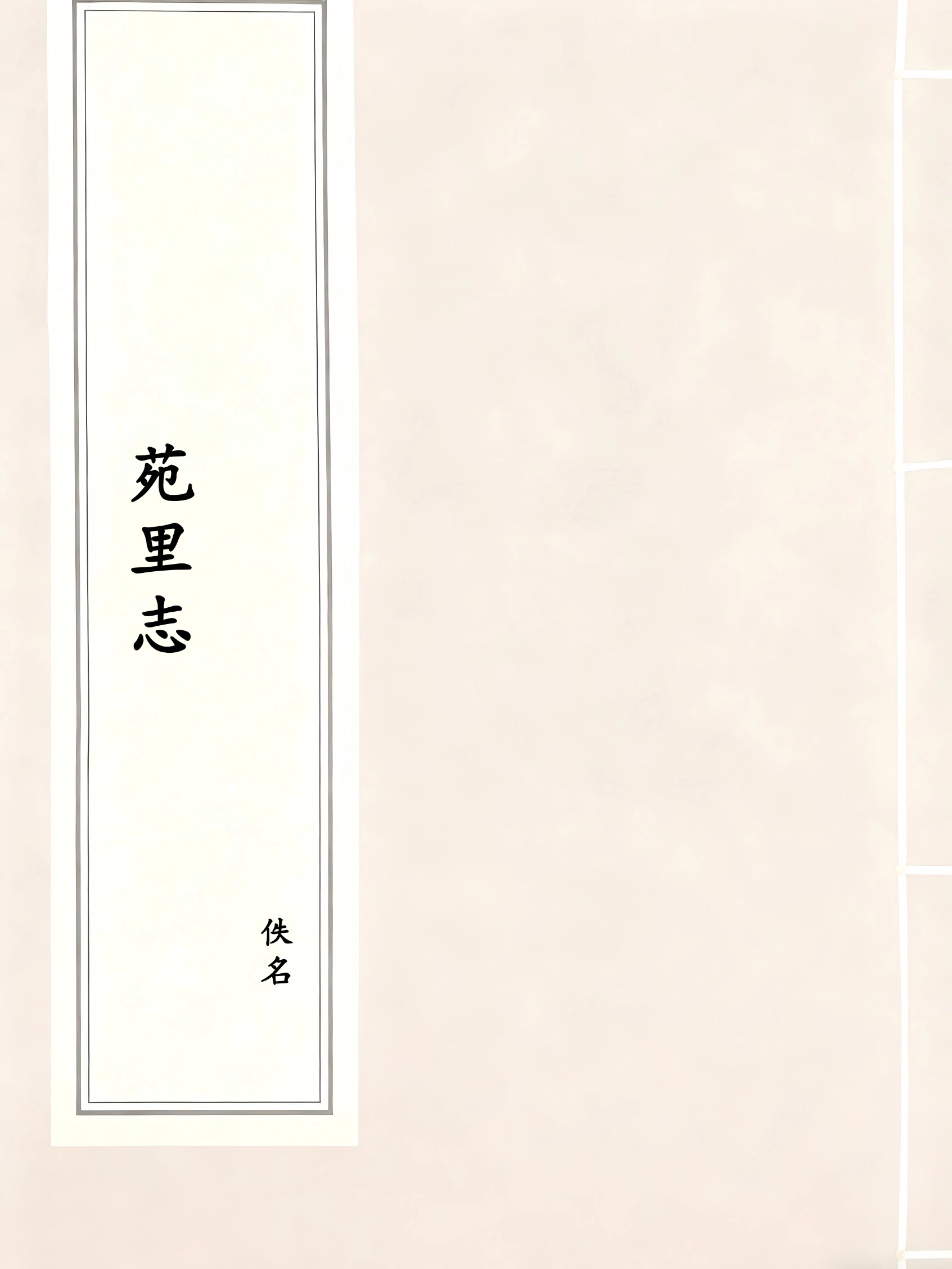 苑里志