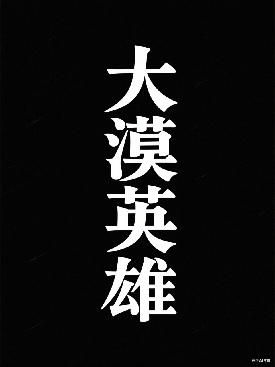 大漠英雄